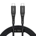 Juodas kabelis TECH-PROTECT UB11T ULTRABOOST TYPE-C CABLE PD 100W / QC3.0 200CM