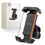 Juodas telefono laikiklis "TECH-PROTECT V6 UNIVERSAL BIKE & MOTORCYCLE MOUNT"