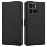 Juodas atverčiamas dėklas Motorola Edge 70 Fusion / Fusion Plus 5G "Tech-Protect Wallet"