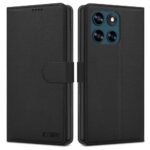 Juodas atverčiamas dėklas Motorola Moto G57 Power / G67 Power "Tech-Protect Wallet"