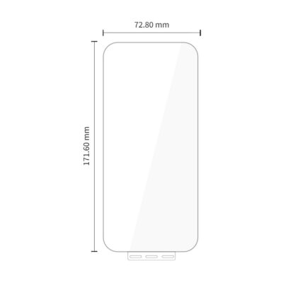 Skaidri apsauginė ekrano plėvelė su apvaliais kraštais Motorola Edge 70 Fusion / 70 Fusion Plus