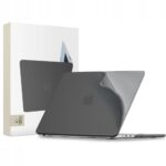 Juodas matinis dėklas Macbook Pro 16 M1-M5 / M5 PRO / M5 PRO MAX 2021-2026 „Tech-Protect Softshell”