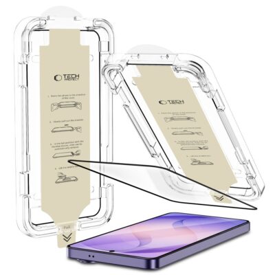 TECH-PROTECT QUICK SET AR+ skaidrus apsauginis stiklas Samsung Galaxy S26 Ultra su instrukcijomis