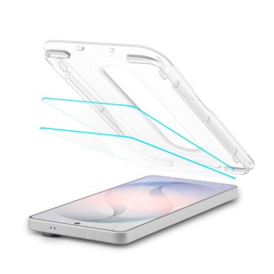 Skaidrus apsauginis ekrano stikliukas Samsung Galaxy S26 Spigen Glass Tr Ez Fit Pro Anti-Reflection 2-Pack
