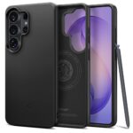 Juodas dėklas Samsung Galaxy S26 Ultra "Spigen Thin Fit Mag Magsafe"