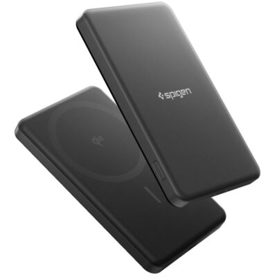 Juoda SPIGEN EA2205MQ ESSENTIAL MAGSAFE POWER BANK isorinė baterija