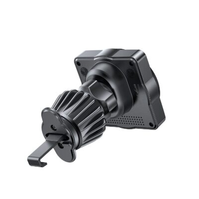 Juodas automobilinis laikiklis-įkroviklis Joyroom JR-ZS506 MagSafe 15W
