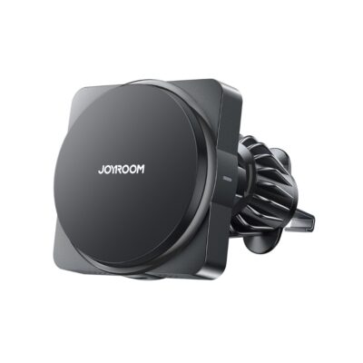 Juodas automobilinis laikiklis-įkroviklis Joyroom JR-ZS506 MagSafe 15W