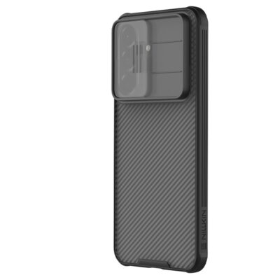 Skaidrus-juodas deklas Samsung Galaxy A57 Nillkin Camshield
