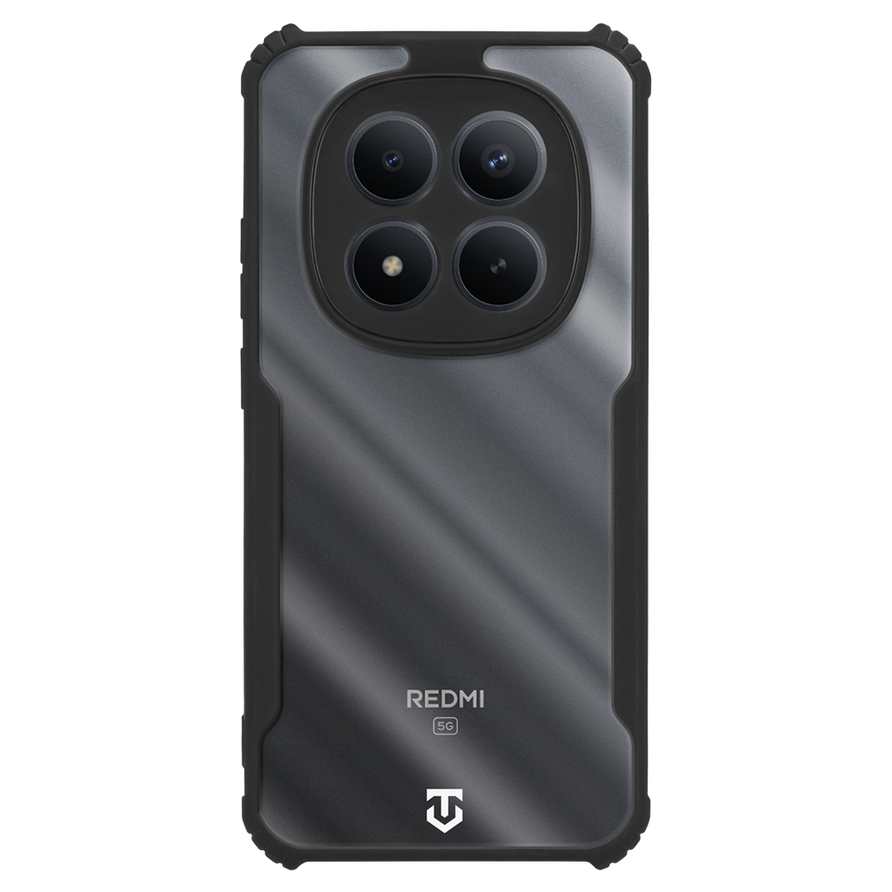 Skaidrus-juodas dėklas Tactical Quantum Stealth telefonui Xiaomi Redmi Note 15 Pro 5G Skaidrus-juodas dėklas Tactical Quantum Stealth telefonui Xiaomi Redmi Note 15 Pro 5G - Image 1