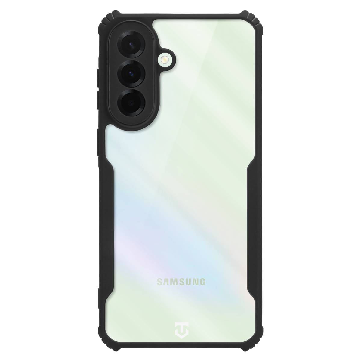 Skaidrus-juodas dėklas Tactical Quantum Stealth telefonui Samsung Galaxy A37 Skaidrus-juodas dėklas Tactical Quantum Stealth telefonui Samsung Galaxy A37 - Image 1