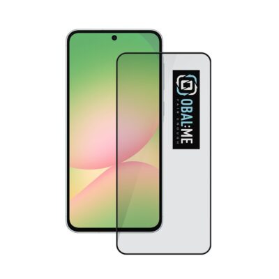 Juodas apsauginis stikliukas Samsung Galaxy A37 5G/A57 5G OBAL:ME 5D Glass Screen Protector