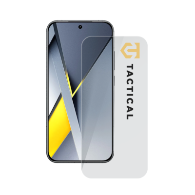Skaidrus apsauginis stiklas telefonui Xiaomi Poco F8 Pro Tactical Glass Shield 2.5D