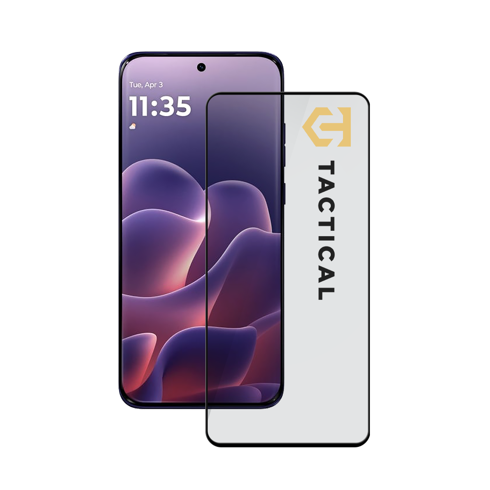 Juodas apsauginis stiklas telefonui Motorola Edge 70 Fusion "Tactical Glass Shield 5D" Juodas apsauginis stiklas telefonui Motorola Edge 70 Fusion "Tactical Glass Shield 5D" - Image 1