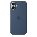 Denim originalus dėklas MYYA3ZM/A Silicone Cover Magsafe telefonui Apple iPhone 16 Plus