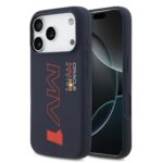 Tamsiai mėlynas dėklas telefonui Apple iPhone 17 Pro "Red Bull Silicone MV1 MagSafe"