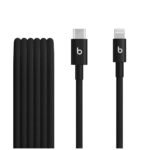 Juodas kabelis MDGK4ZM/A Apple Beats USB-C/Lightning Data Cable 1.5m