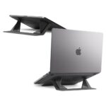 Pilkas kompiuterio stovas "SPIGEN LD201-S6 SLIMFOLD LAPTOP STAND"