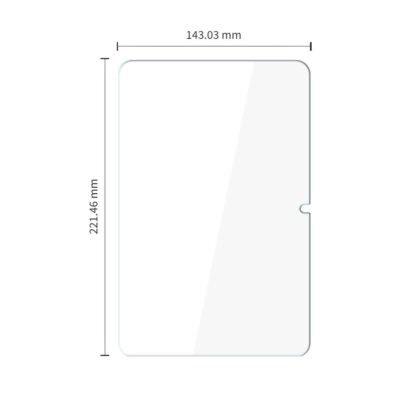 Skaidrus apsauginis ekrano stikliukas XIAOMI REDMI PAD 2 9.7 coliu su matmenimis 143.03 x 221.46 mm