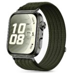 Žalia Tech-Protect Nylon apyrankė Huawei Watch Fit 3 4 5 su išmaniuoju laikrodžiu