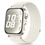 Starlight apyranke Huawei Watch Fit su baltos spalvos nailonine apyranke