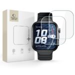 Apsauginė ekrano plėvelė Huawei Watch Fit 5 Pro Tech-Protect Hydro Flex Pro+2 Pack su skaidria plėvele ir laikrodžiu