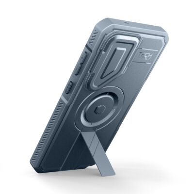 Mėlynas dėklas Samsung Galaxy S26 Ultra Tech-Protect Kevlar Magsafe su atrama