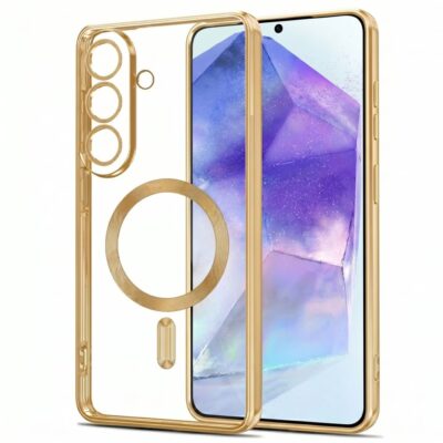 Auksinis deklas Samsung Galaxy A27 5G Tech-Protect Magflex magsafe - ziedo laikiklis matomas ant nugaros