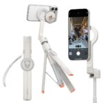 Beige asmenukių lazda SPIGEN S582W Bluetooth su trimis kojelėmis ir laikikliu telefonui