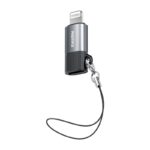 Remax CB32 Lightning to USB-C adapteris su raktu laikikliu