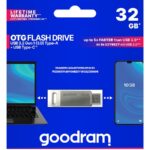 Atmintinė Goodram ODA3 32GB OTG USB 3.0 + Type-C