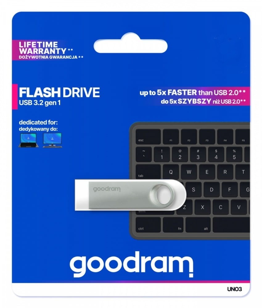 atmintine-goodram-uno3-32gb-usb-3-2-gen-1 Atmintinė Goodram UNO3 32GB USB 3.2 gen.1 - Image 1