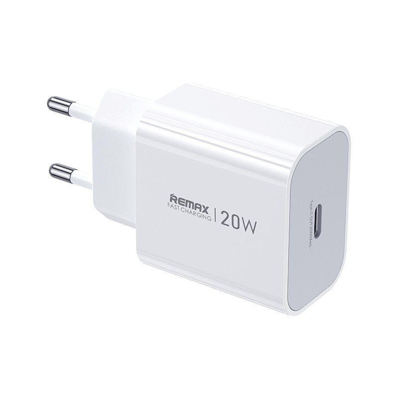 Baltas įkroviklis Remax CA08 20W USB-C Baltas įkroviklis Remax CA08 20W USB-C