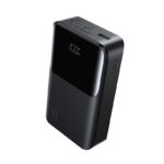 Juoda išorinė baterija Power Bank Joyroom JR-QP192 Mini 22.5W 20000mAh su skaitomu ekranu rodantis 100% įkrovą