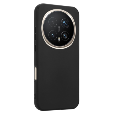 Juodas dėklas Tactical TPU telefonui Honor Magic 8 Pro, matomas apvalus kameros apsaugos ziedas