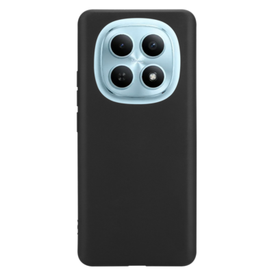 Juodos dėklas Tactical TPU telefonui Xiaomi Redmi Note 15 4G/5G su mėlynu kameros moduliu
