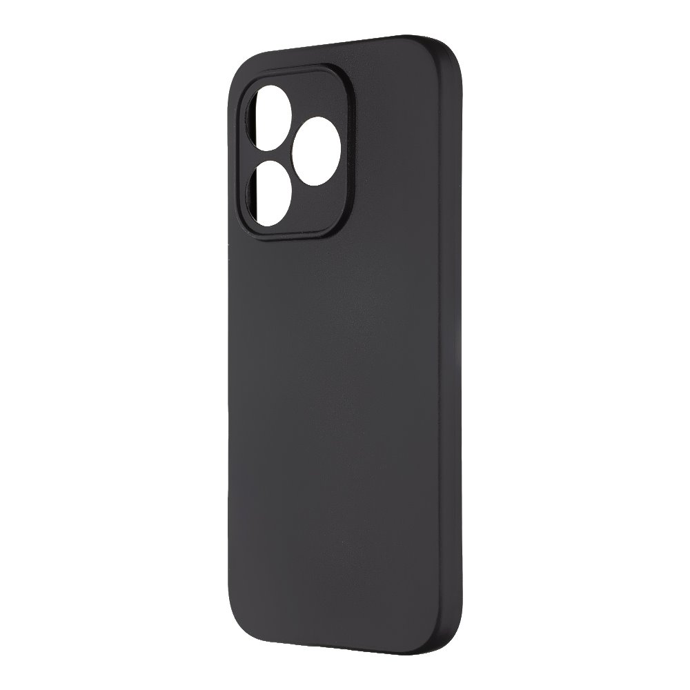 Juodas matinis deklas Honor 600 Lite OBAL:ME Matte TPU Juodas matinis dėklas Honor 600 Lite OBAL:ME Matte TPU, matoma kvadratinė kamerų išpjova su keliomis apvaliosiomis skylutėmis.