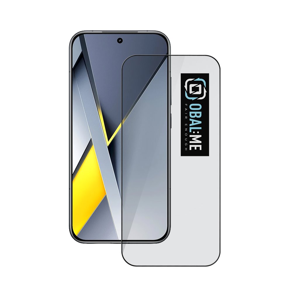 OBAL:ME 5D Glass Screen Protector Xiaomi Poco F8 Pro Juodas apsauginis ekrano stikliukas Xiaomi Poco F8 Pro OBAL:ME 5D Glass Screen Protector
