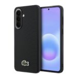 Juodas Lacoste Iconic Petit Pique deklas su teksturuotu pavirsiumi Samsung Galaxy A57