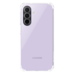 Skaidrus dėklas Tactical TPU Plyo telefonui Samsung Galaxy A27 5G – permatoma nugara su baltais kampais