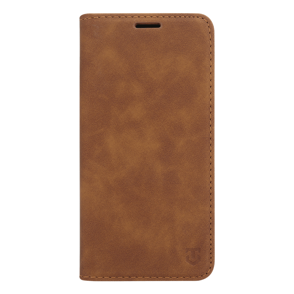 Rudas atverčiamas dėklas Tactical Xproof telefonui Samsung Galaxy A27 5G Rudas atverčiamas dėklas Tactical Xproof telefonui Samsung Galaxy A27 5G, odinis viršelis su siuvinėjimu.
