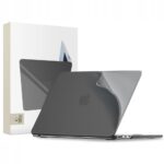 Juodas matinis dėklas MACBOOK AIR 15 M2-M5 2023-2026 "Tech-Protect Softshell"