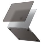 Juodas frost dėklas MACBOOK AIR 13 M2-M5 2023-2026 "Spigen Airskin"