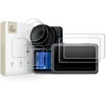 Skaidrus apsauginis stiklas DJI OSMO ACTION 6 "TECH-PROTECT GLASS FIT+ 2-PACK"