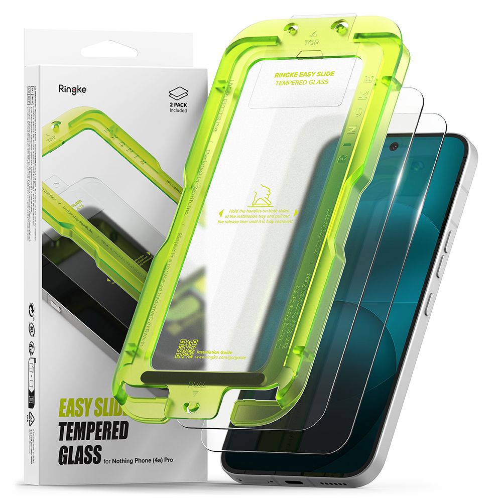 Apsauginis ekrano stikliukas Nothing Phone 4A Pro "Ringke Easy Slide 2-Pack" Apsauginis ekrano stikliukas Nothing Phone 4A Pro "Ringke Easy Slide 2-Pack" - Image 1