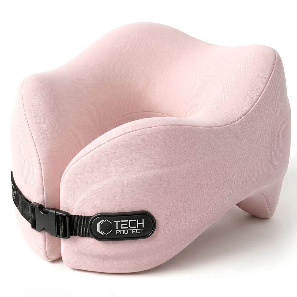 Rausva kelioninė pagalvėlė "TECH-PROTECT COMFORTREST TRAVEL NECK" Rausva kelioninė pagalvėlė "TECH-PROTECT COMFORTREST TRAVEL NECK" - Image 1