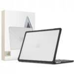 Juodas-skaidrus dėklas MACBOOK AIR 15 M2-M5 2023-2026 "Tech-Protect Velar"