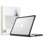 Juodas-skaidrus dėklas MACBOOK PRO 14 M1-M5 PRO / M5 PRO MAX 2021-2026 "Tech-Protect Velar"