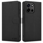 Juodas atverčiamas dėklas OnePlus Nord 6 "Tech-Protect Wallet"