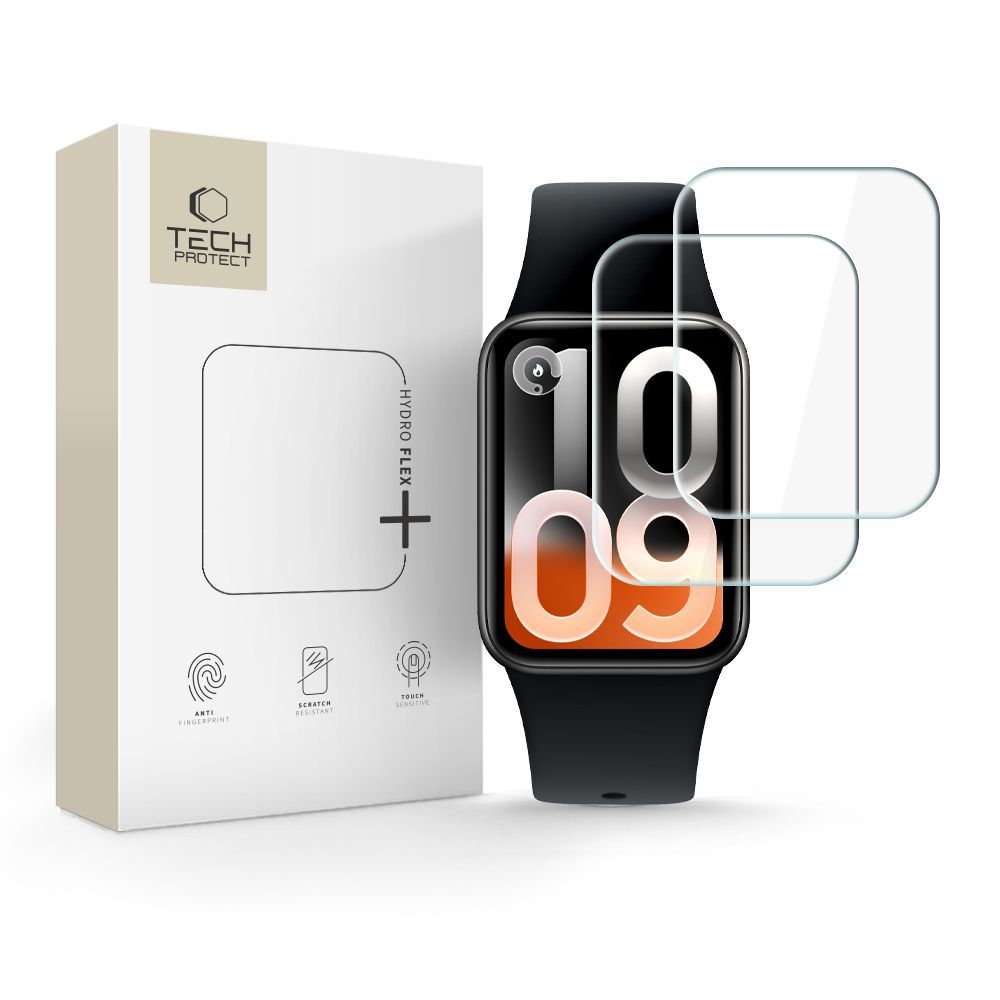 Apsauginė ekrano plėvelė Xiaomi Smart Band 10 Pro "Tech-Protect Hydro Flex Pro+2 Pack" Apsauginė ekrano plėvelė Xiaomi Smart Band 10 Pro "Tech-Protect Hydro Flex Pro+2 Pack" - Image 1